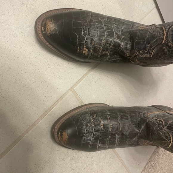 Freebird by Steven Distressed Graphite Zamora Western Boots - Picture 8 of 8